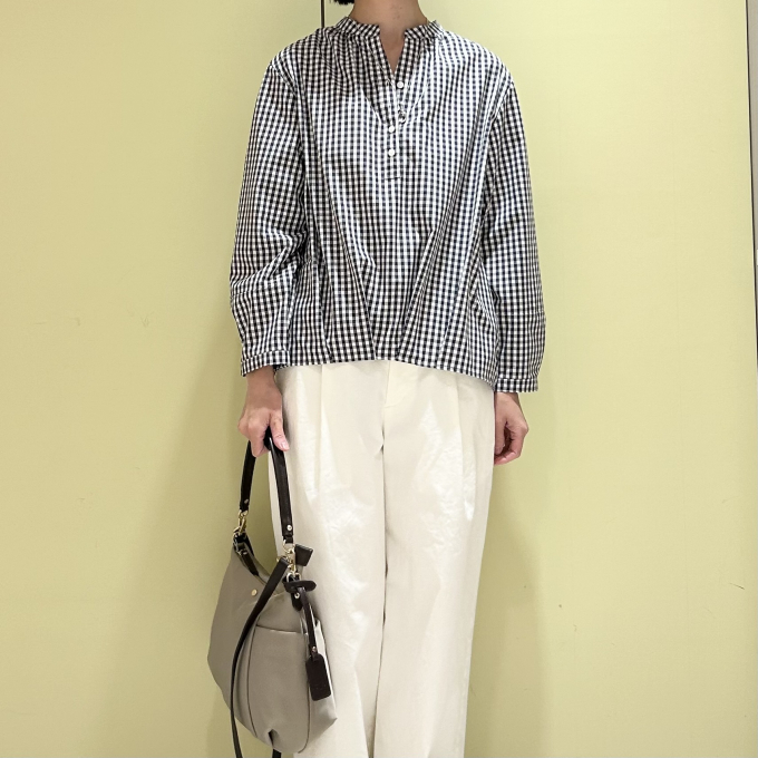 【6階Ｊ.PRESS LADIES】サラッとした着心地のコクーンブラウス