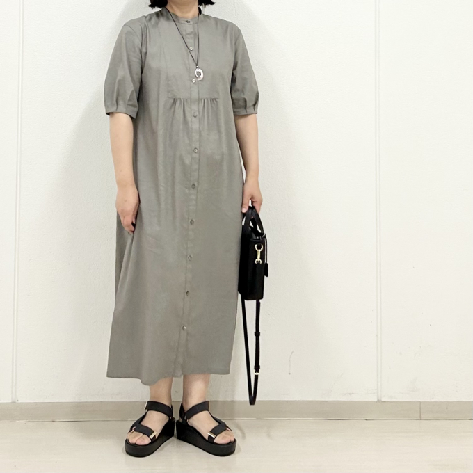 【6F J.PRESS LADIES】ナチュラルな雰囲気のシャツワンピース