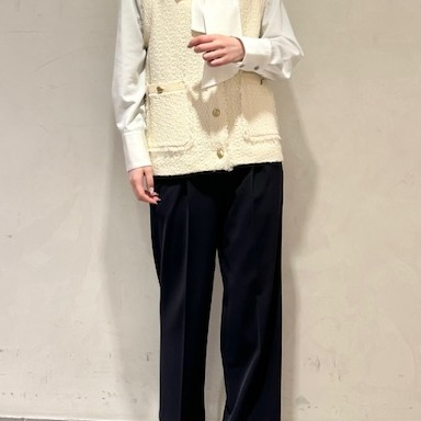 カリテスケープ☆春先のイベントに大活躍のニットジレ！