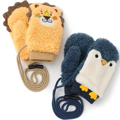 【コロボックル】アニマルミトン🐧🦁