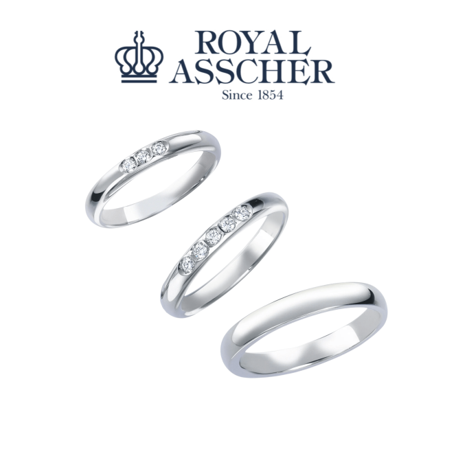 【3階 西側 ロイヤル・アッシャーサロン】マリッジリング WRB071 / WRB072 / WRA061　
