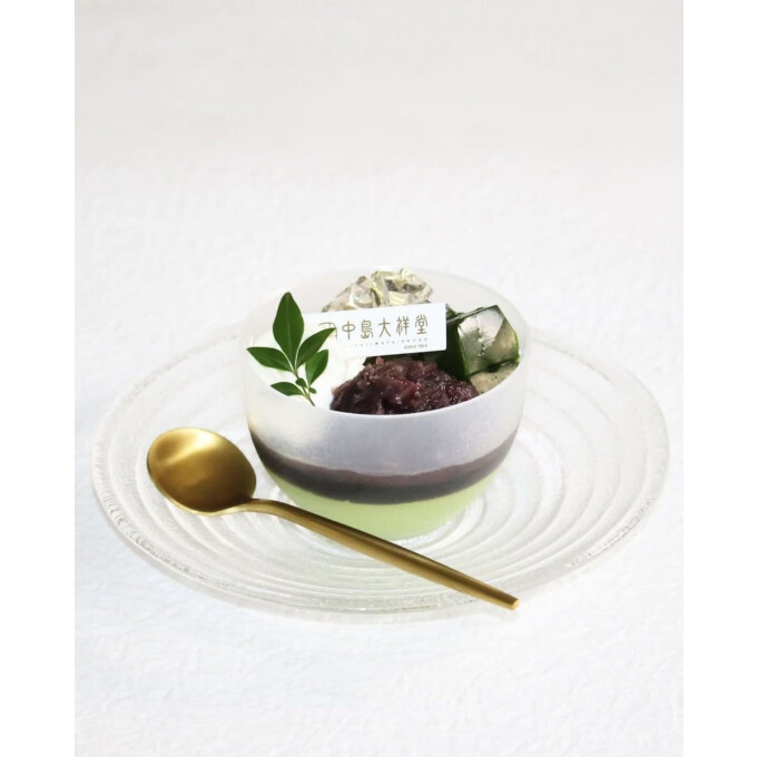 【中島大祥堂】涼を届ける夏限定スイーツ🍵「丹波大納言と抹茶のあんみつ仕立て」