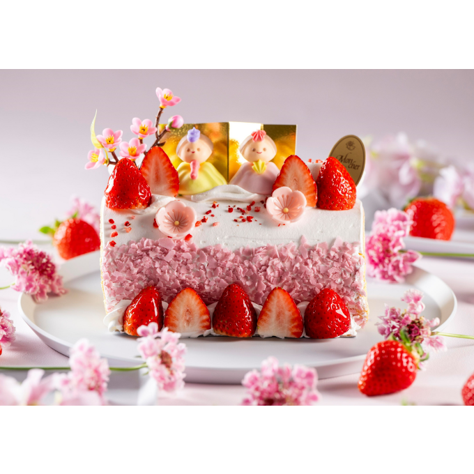 期間限定🌸　おひなまつり風の可愛い「堂島ロール」💓