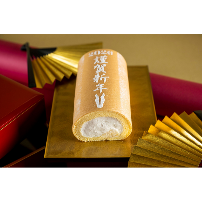 お正月期間だけ！お年賀仕様の「堂島ロール」💓