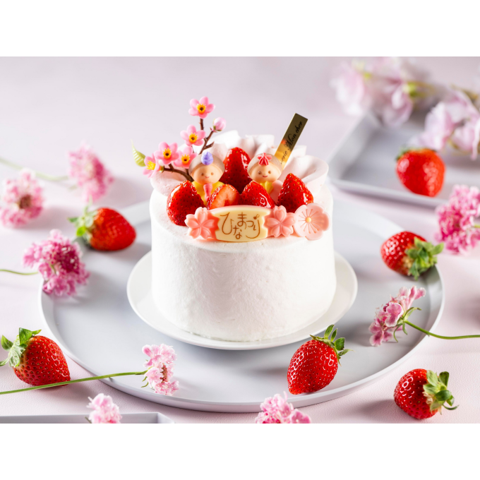 おひなまつり限定のキュートなデコレーションケーキが登場🍑🌸