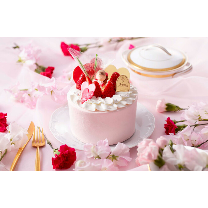 母の日限定🌹　キュートなデコレーションケーキ🍰