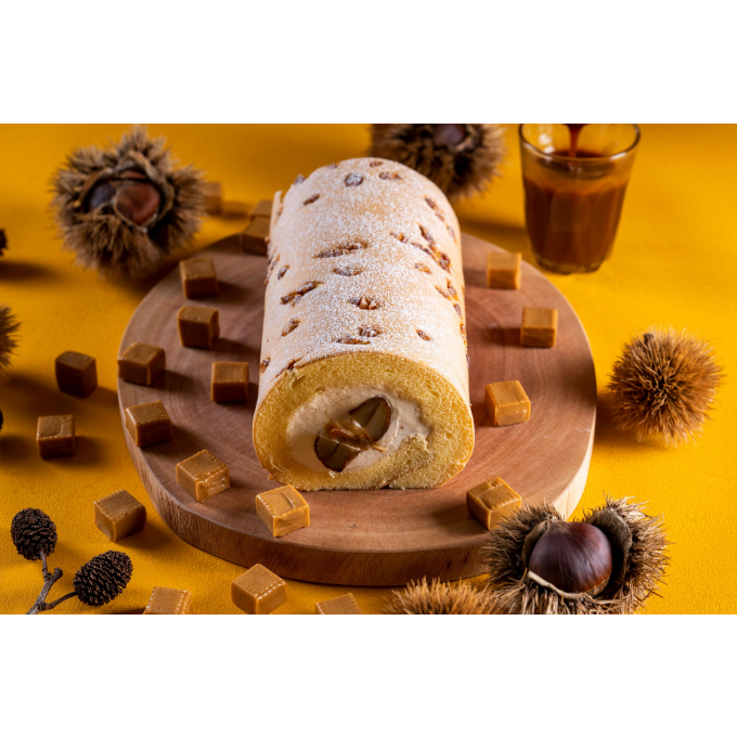 深まる秋にぴったり！季節の堂島ロール～キャラメルマロン🍁