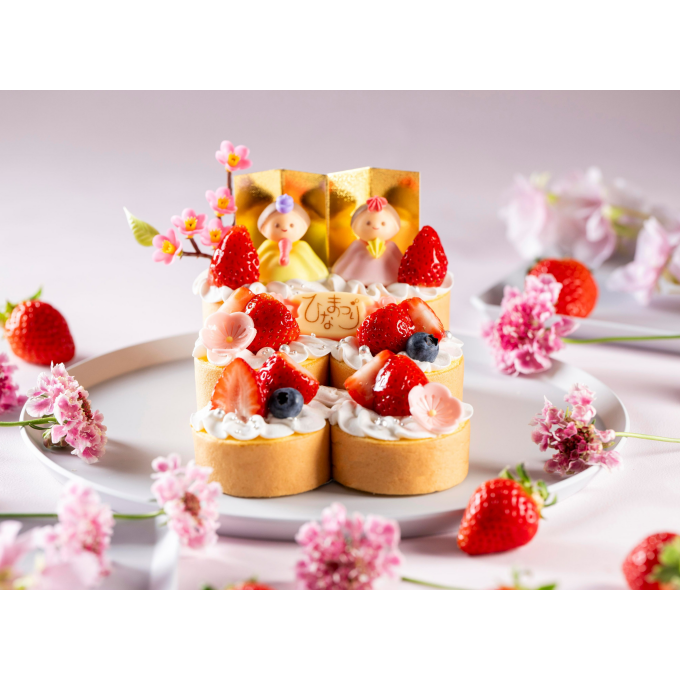 おひなまつり限定✨　ひな壇をイメージしたロールタワー🙌