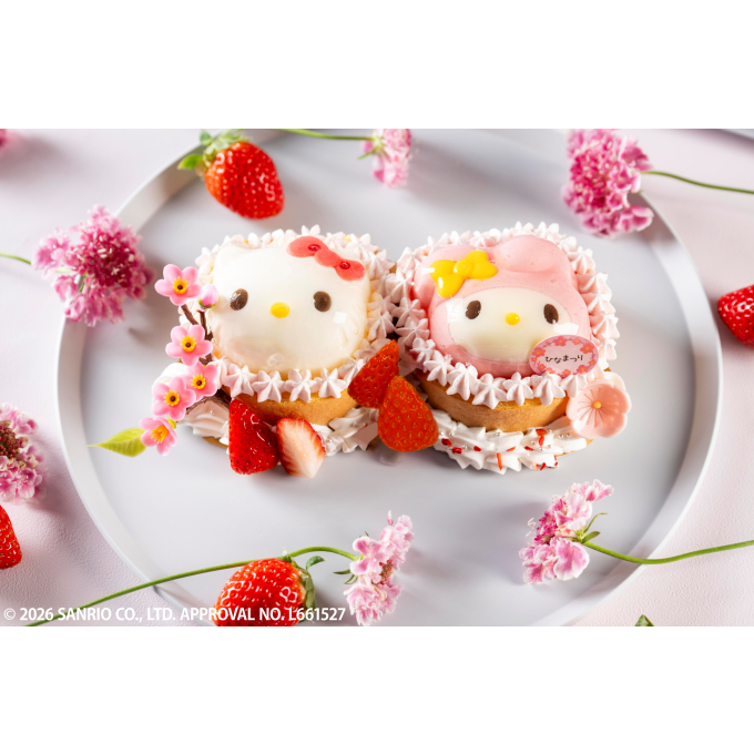 おひなまつり限定🌸　ハローキティとマイメロディのムース✨