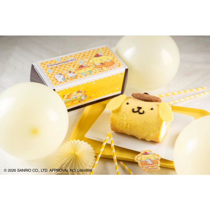 TVで紹介💕　ポムポムプリンのロールケーキ販売中✨