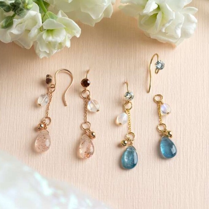 【テイクアップ】お顔周りを彩る数量限定ピアス🧡