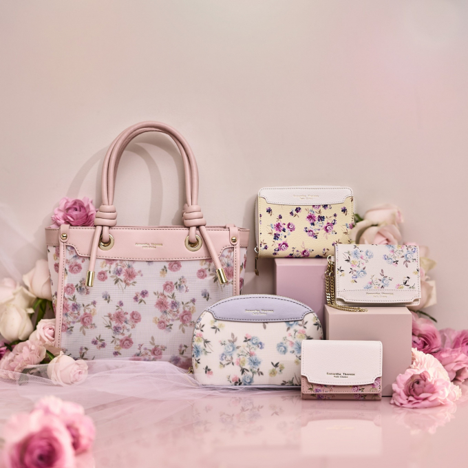 oru お花 ワンハンドルバッグ レディース