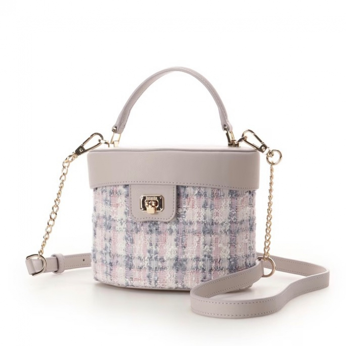 ✨新作✨【オリジナル金具ツイード バニティバッグ】