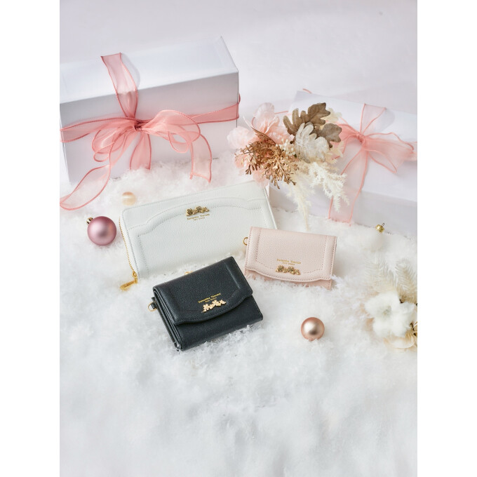 🌸新作🌸 ラメフラワービジュー キーケース