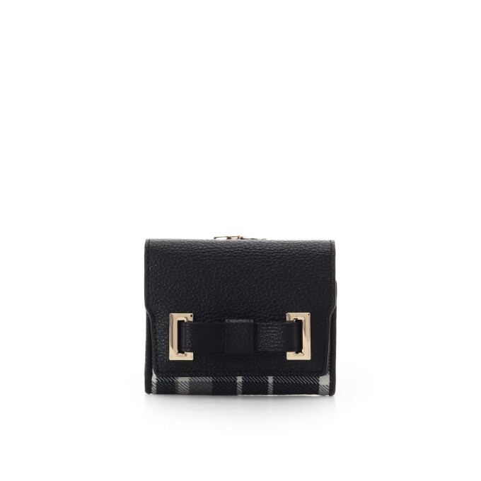 💖大人気折財布💖 チェック柄エムシュシュⅢ 口金折財布