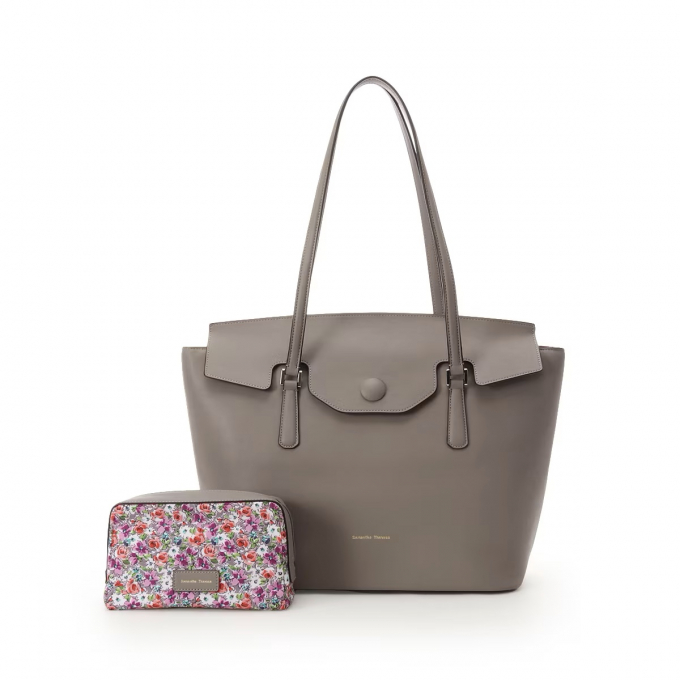 🌟新作🌟 花柄ポーチ付き かぶせトートバッグ