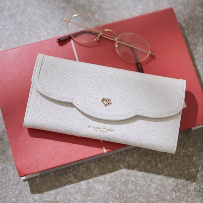 財布【スカラップハート 長財布】