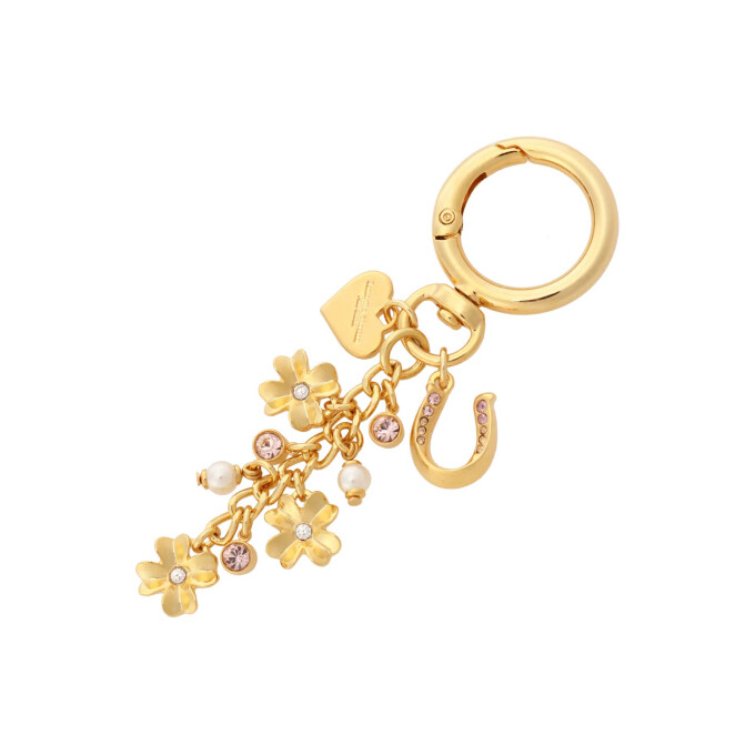 🍀新作🍀 フープビジューホース キーリング