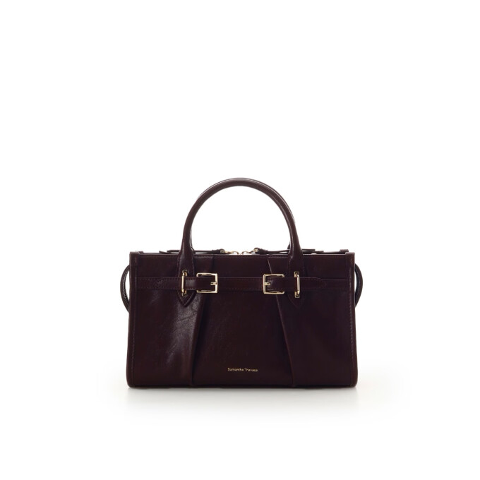 ✨大人気ハンドバッグ✨ ベルトデザインワイドハンドバッグ