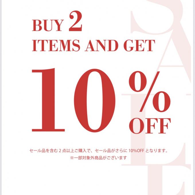 【6階 ピンキー&ダイアン】SALE 2BUY10%OFF