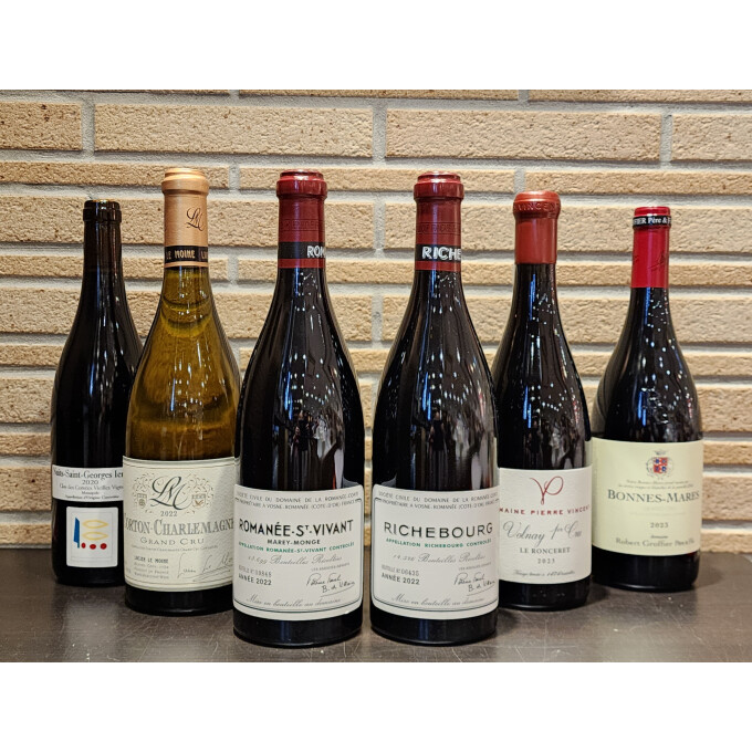 【福箱】DRC入りブルゴーニュワイン６本セット