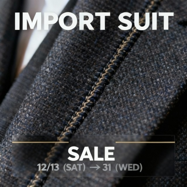 IMPORT SUIT SALE