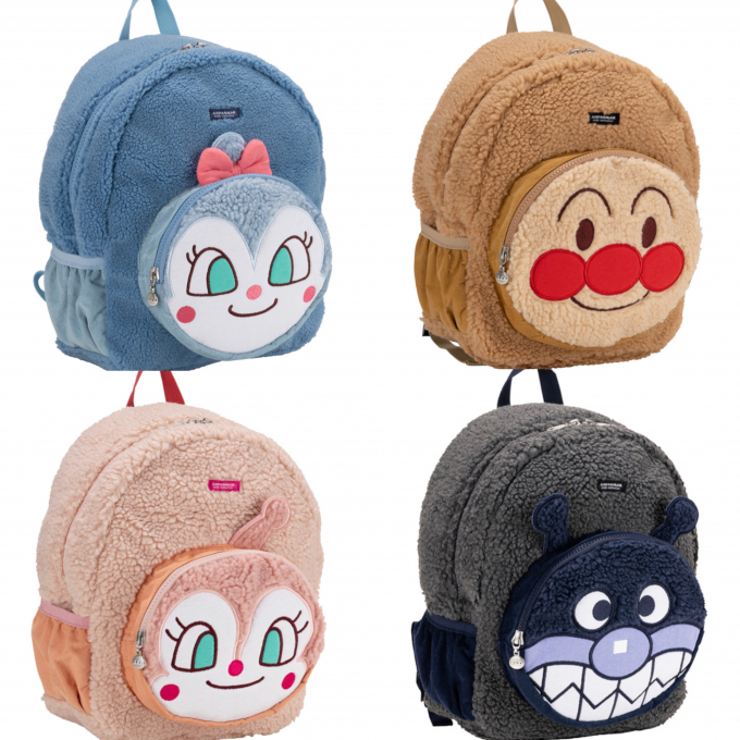 もこもこ♩アンパンマンたちのリュック🎒