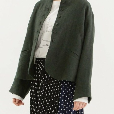 【６階ノップドゥノッド】大人気！リネンビエラ起毛のジャケット