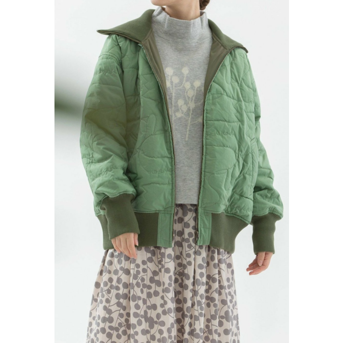 【6階ノップドゥノッド】リバーシブル♪スワンキルティングブルゾン