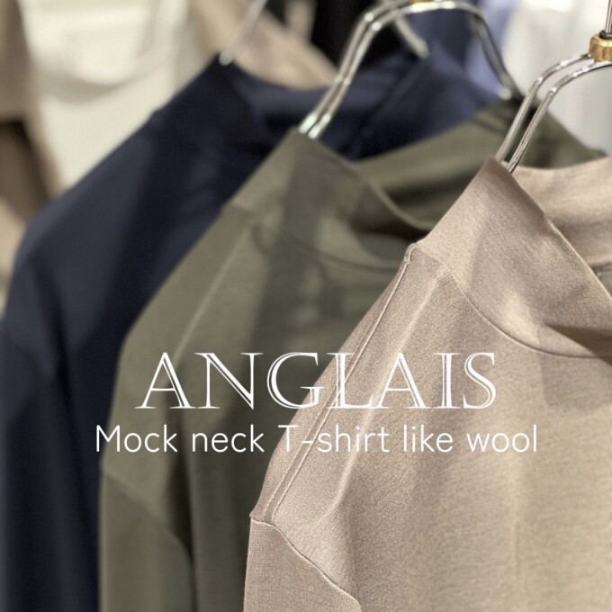大人気のモックネックに新作登場👏✨