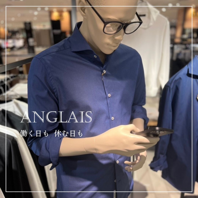 新作コットンドビーシャツ