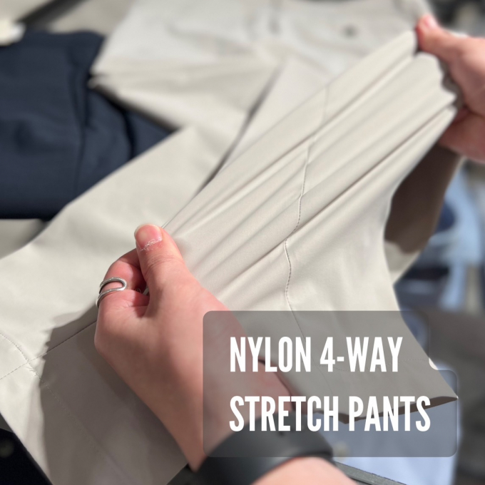 【ANGLAIS】ベーシックを格上げする4WAYストレッチパンツ
